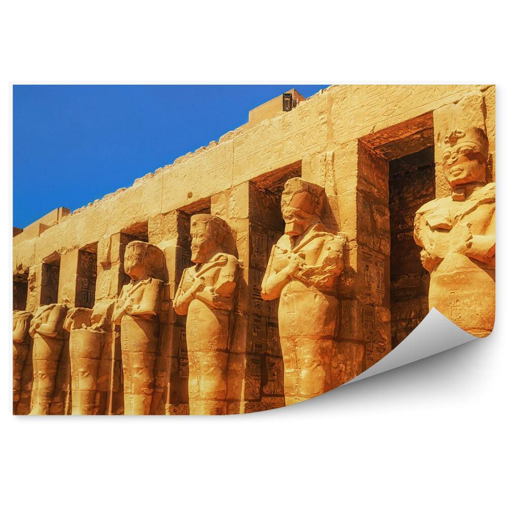 Modern fotótapéta Karnak templom, Egyiptom szobrok