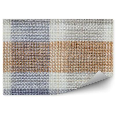 Fotótapéta Szövet minta textúra világos kockás