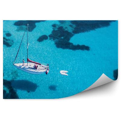 Modern fotótapéta A légi felvétel a vitorlás útról