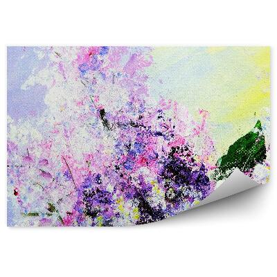 Fotótapéta Finom csokor lila levelek színes égbolttal