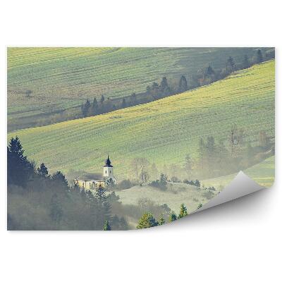 Öntapadós fotótapéta falra Templom