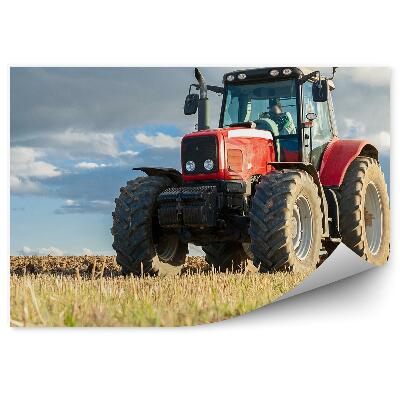 Fotótapéta Traktor traktor a területen