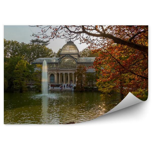 Fotótapéta Crystal Palace Spanyolország madridi szökőkút park