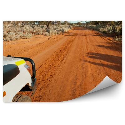 Fotótapéta Úti homokos természeti növényzet szafari