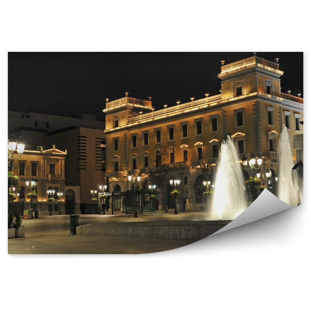 Fotótapéta A Kotzia téri athéni szökőkút éjjel
