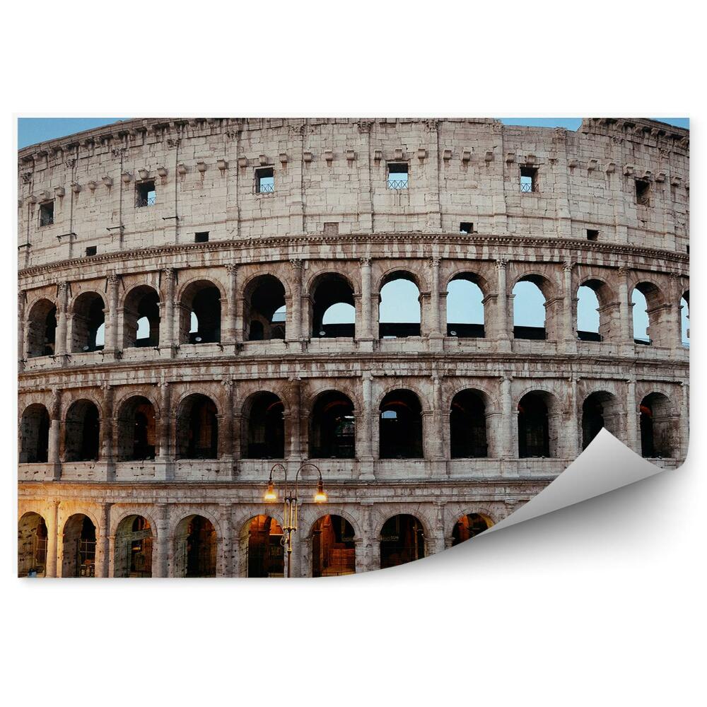 Fotótapéta Városi világítótorony Colosseum úton