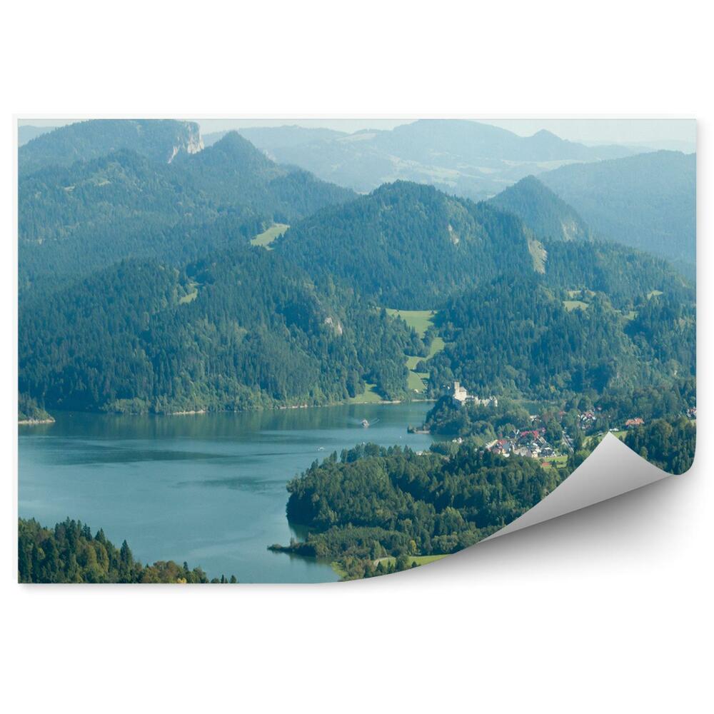 Öntapadós fotótapéta Czorsztyn Niedzica Pieniny panoráma