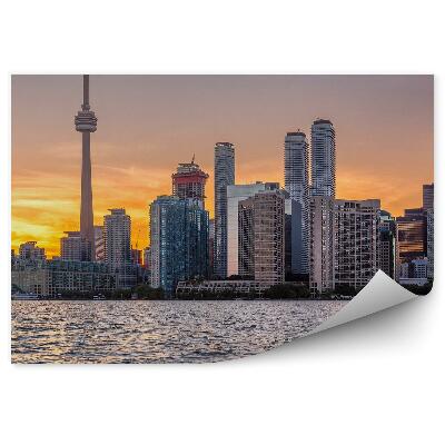 Fotótapéta Naplemente a torontói víz felett