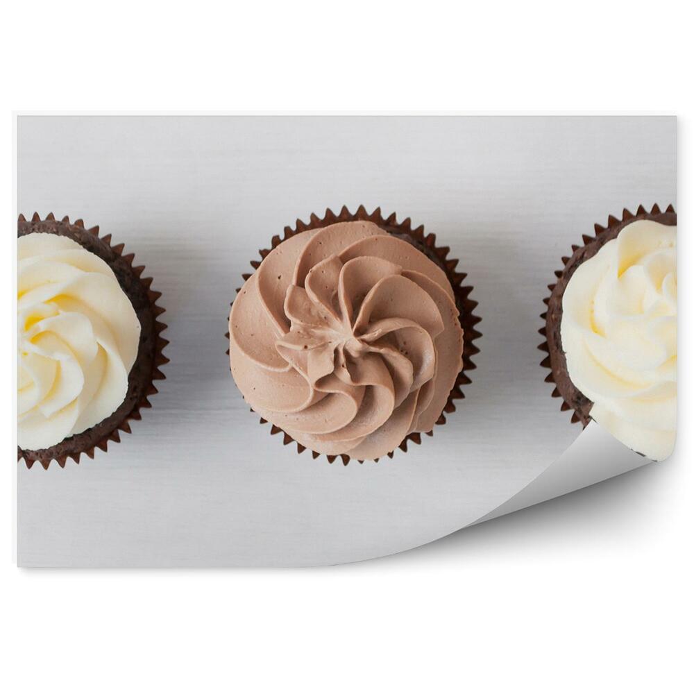 Modern Fotótapéta Cupcakes tejszínhabbal