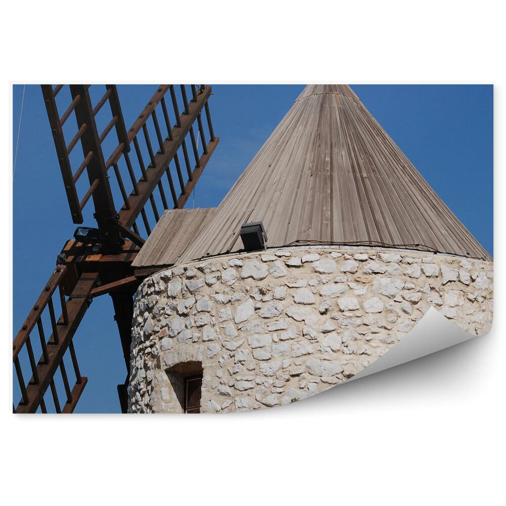 Fotótapéta szélmalom égbolt Provence Franciaország