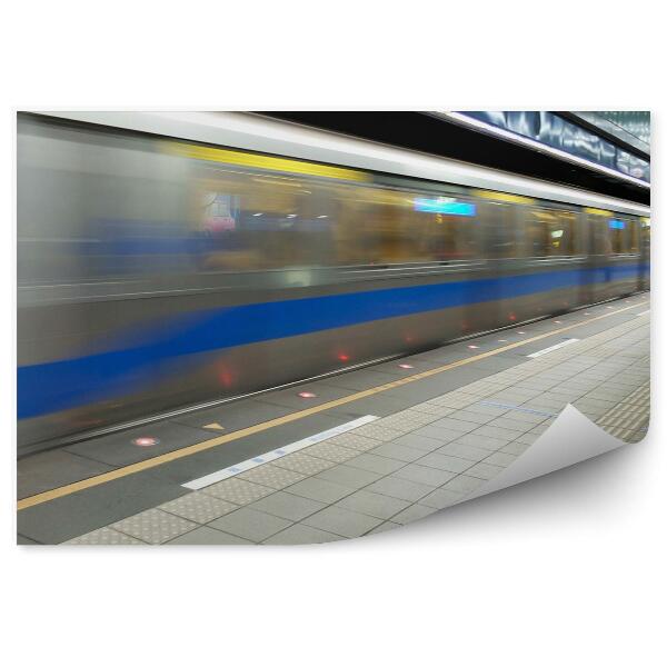 Öntapadó fotótapéta Metró forgalmi alagút ember munkás