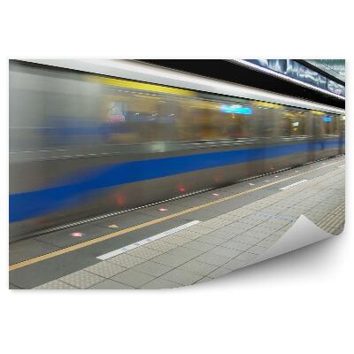 Öntapadó fotótapéta Metró forgalmi alagút ember munkás