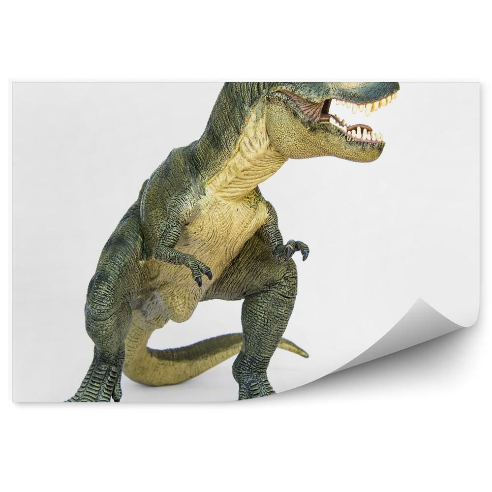Öntapadós fotótapéta falra Tyrannosaurus fehér alapon
