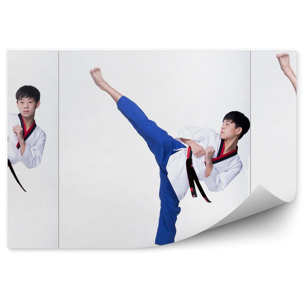 Fotótapéta Tini karate kollázs