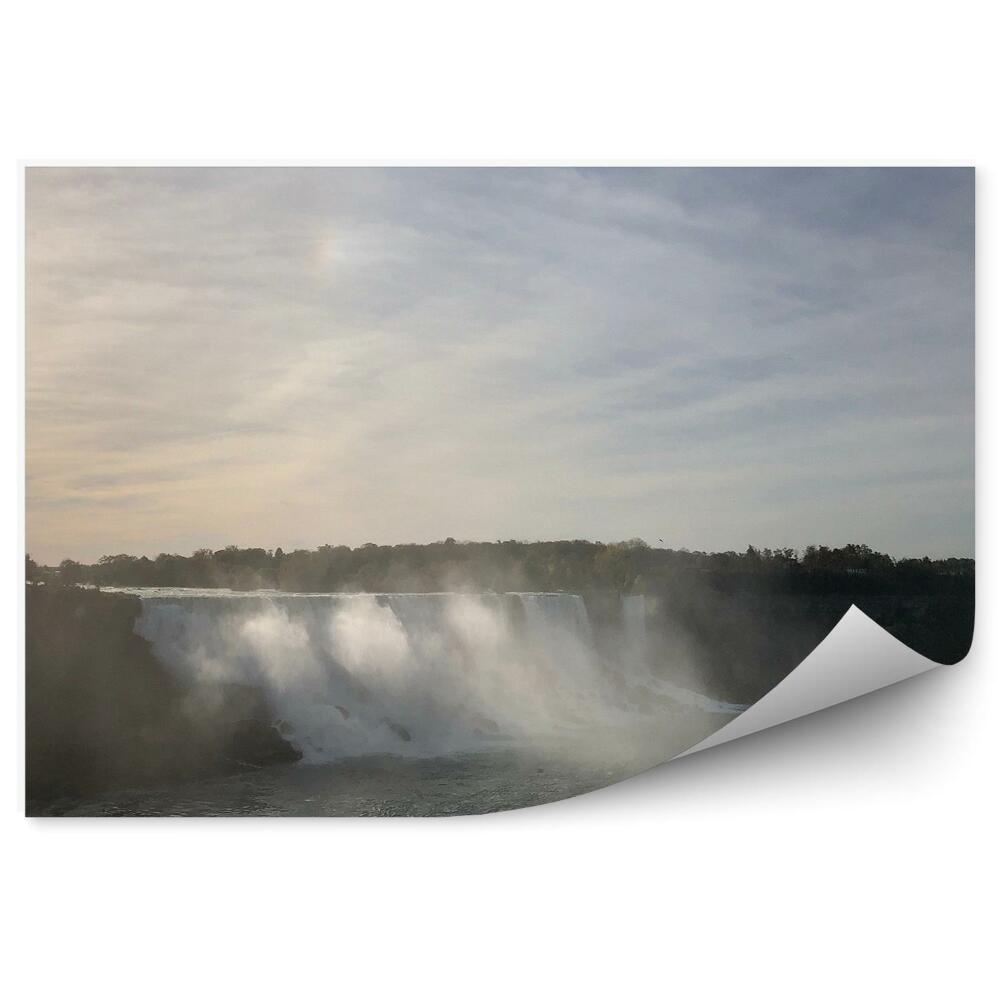 Öntapadós fotótapéta Nap vízesések víz növényzet