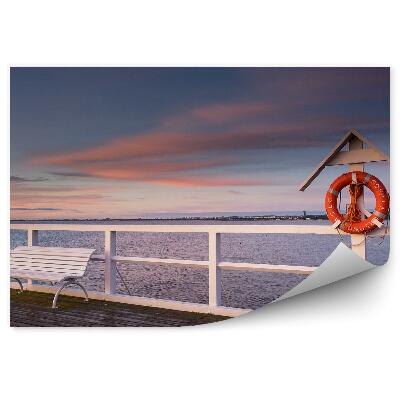 Fotótapéta Gdynia Lengyelország móló víz