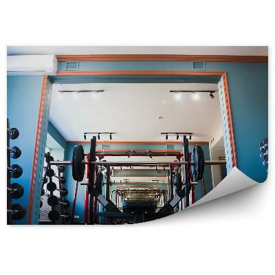 Fotótapéta Tornaterem edzőterem súlyzókkal és súlyzókkal