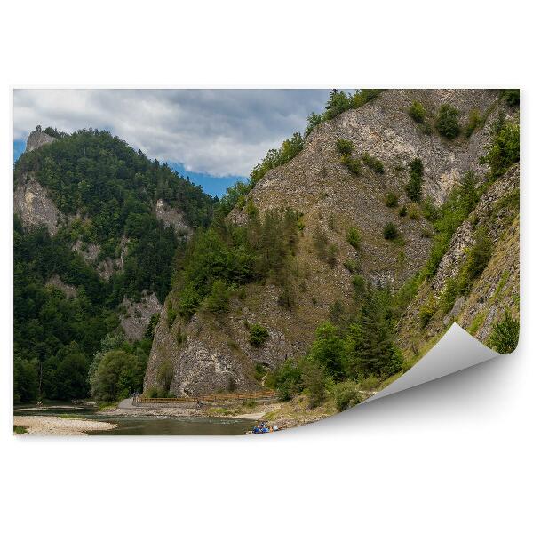 Öntapadó fotótapéta A Dunajec menti ösvény