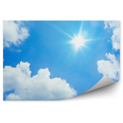 Öntapadós fotótapéta falra Kék ég felhők nap