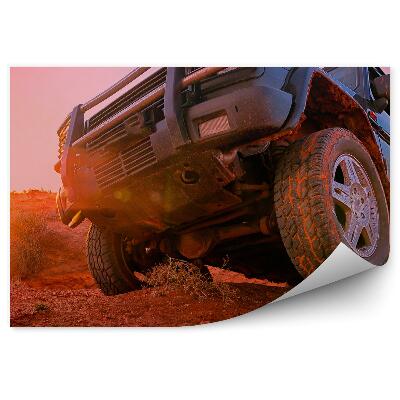 Fotótapéta 4x4-es jármű a sivatagban