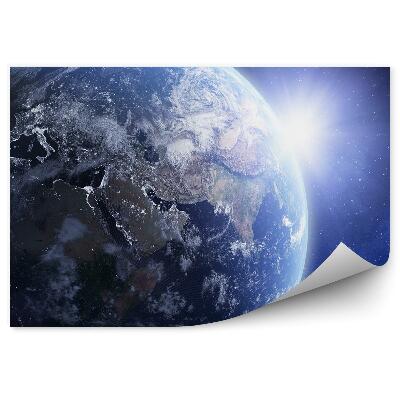 Öntapadó fotótapéta 3D-s bolygó Föld tér égbolt csillagok
