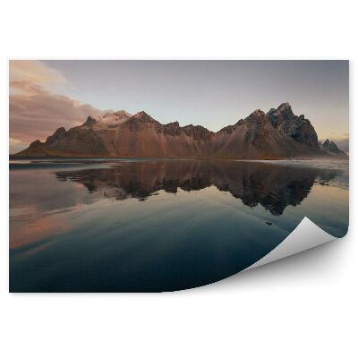 Fotótapéta Hegyi tó Izlandon