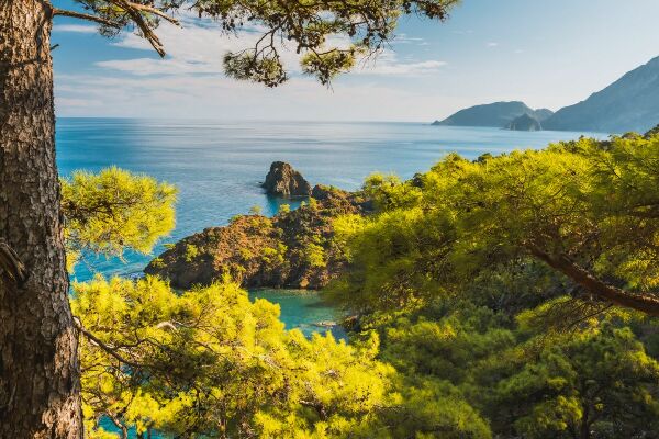 Modern fotótapéta Strand a Földközi-tengeren Antalya Türkiye