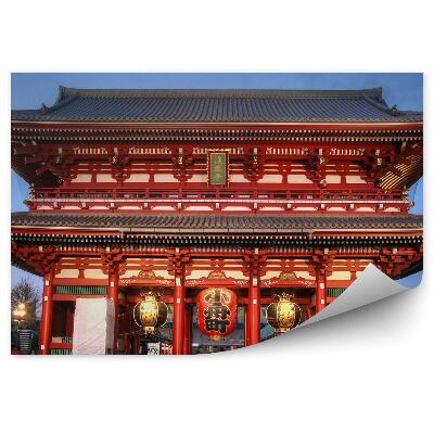 Öntapadós fotótapéta Kapu templom tokiói turisták mozgalma