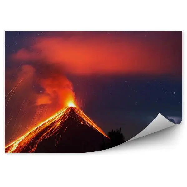 Fotótapéta Fuego vulkán Guatemalában