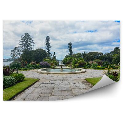 Fotótapéta Kertek növények bokrok fák szökőkút