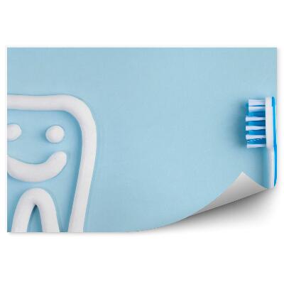 Fotótapéta Fogkefe fog