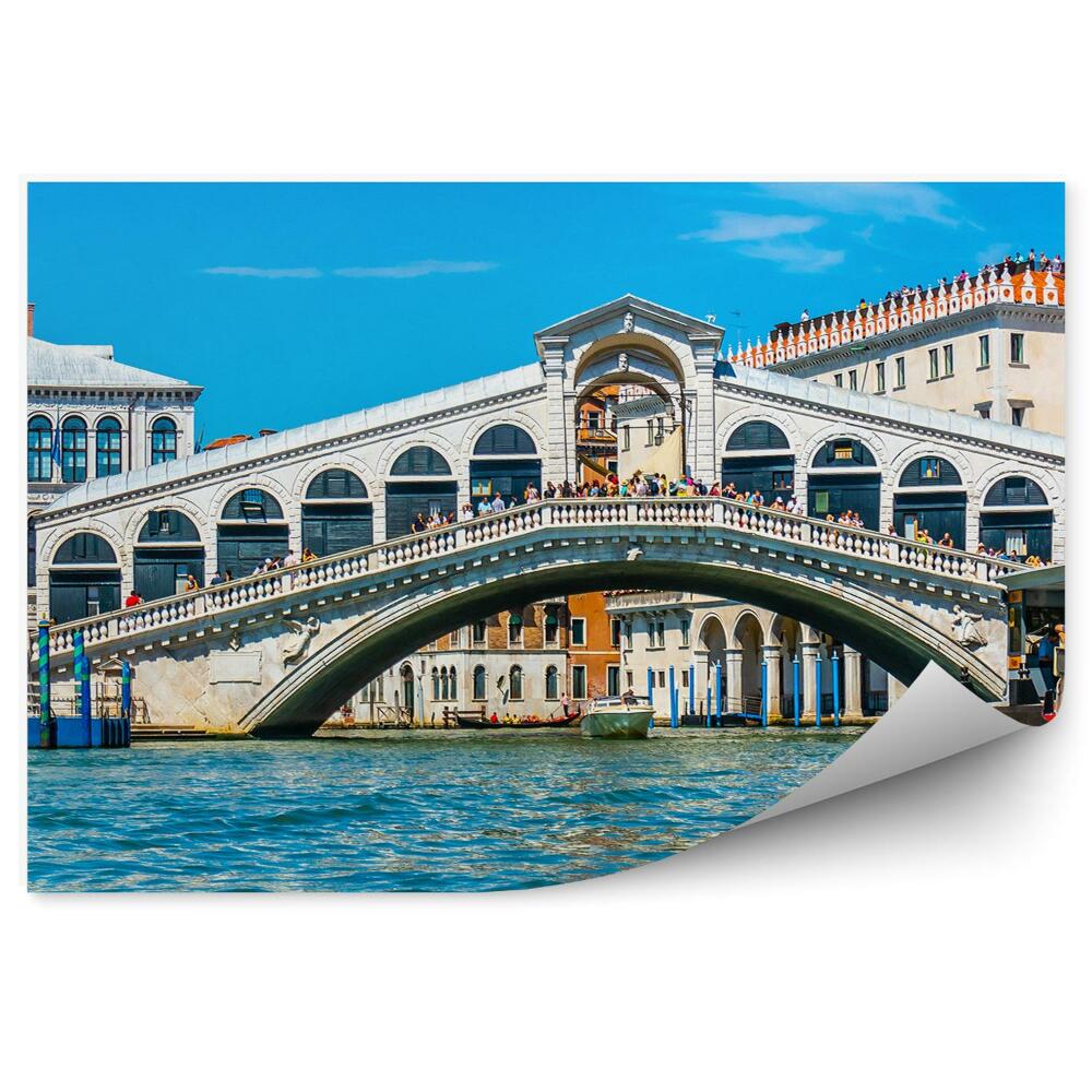 Modern fotótapéta Velence Rialto híd csatorna építése