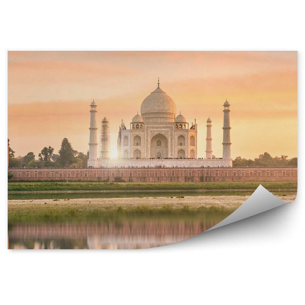 Fotótapéta Naplemente a Taj Mahal felett