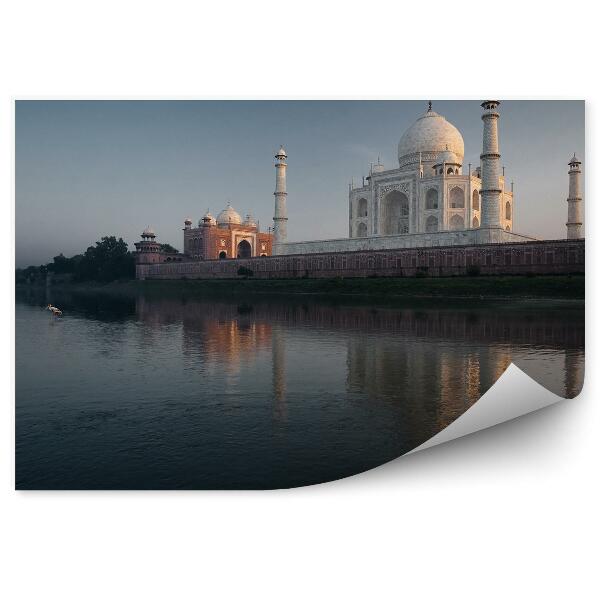 Fotótapéta Taj Mahal építészet vízimadarak