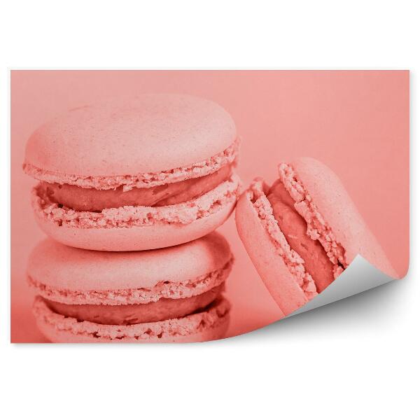 Kép Tapéta Süti macaroons desszert édesség egyszínű