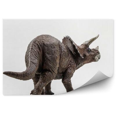 Öntapadós fotótapéta falra Triceratops fehér háttér