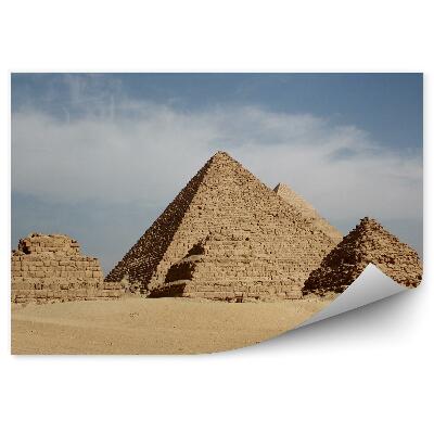 Fotótapéta A gízai homok piramisai