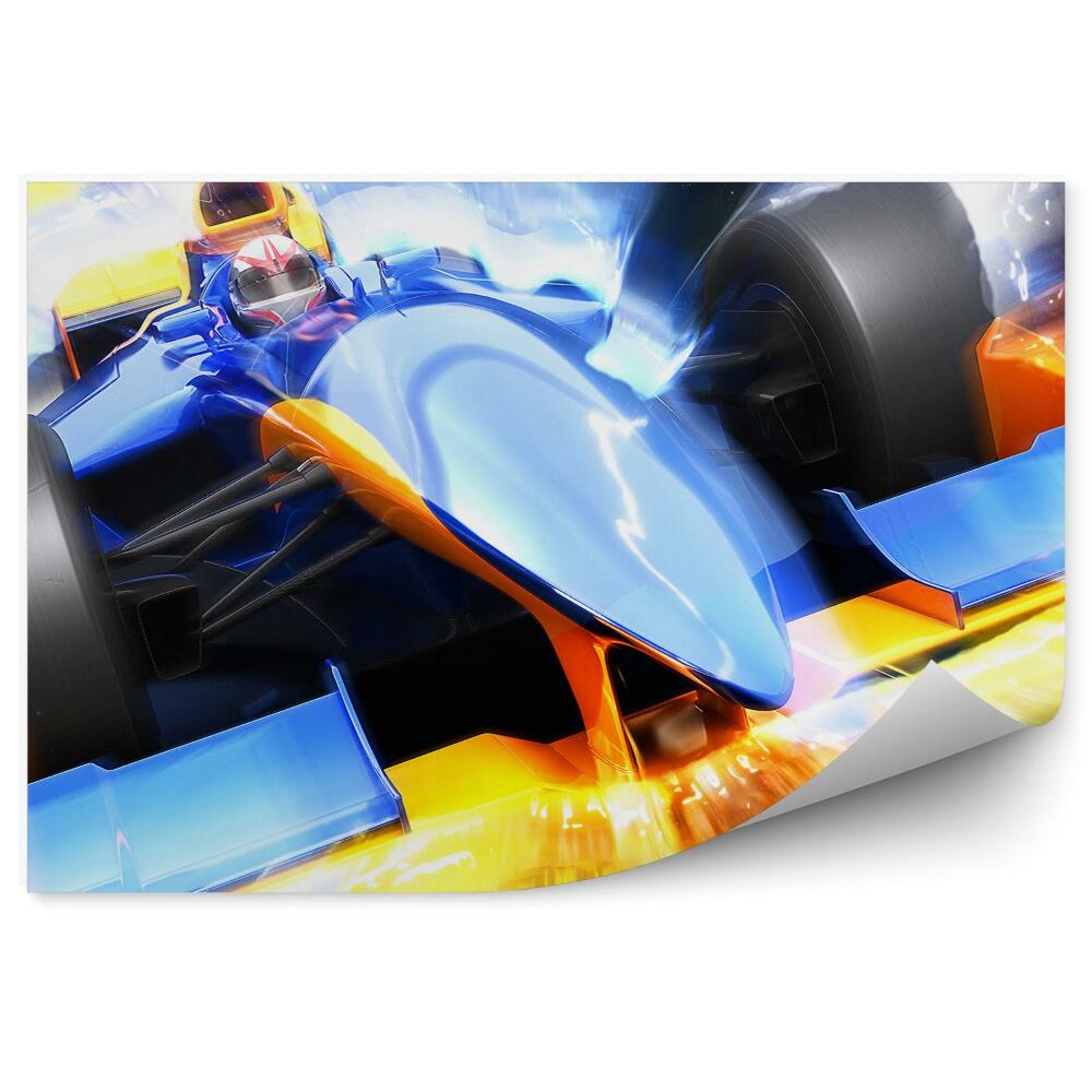 Fotótapéta Blue Yellow formula 1 autó