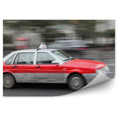 Fali poszter tapéta Sanghaji kínai taxi autószállítás