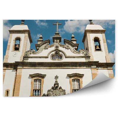 Fotótapéta Barokk templom szobrok város