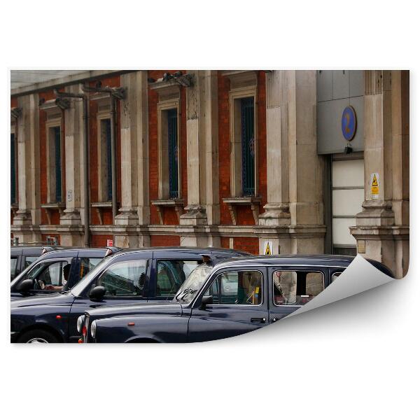 Fotó poszter tapéta A londoni taxi autók épületeket szállítanak