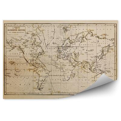 Fotótapéta Régi világtérkép