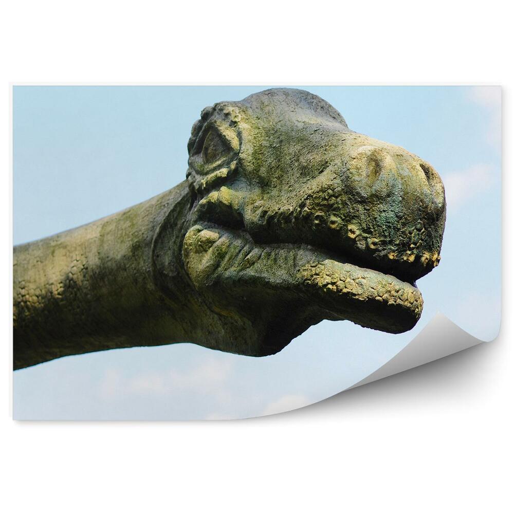 Poszter tapéta Dinoszaurusz fej szobor
