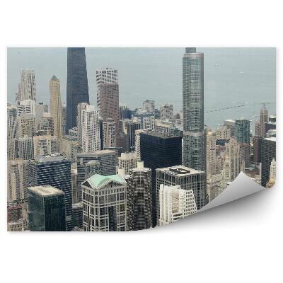 Fotótapéta A légi felvétel Chicago városára