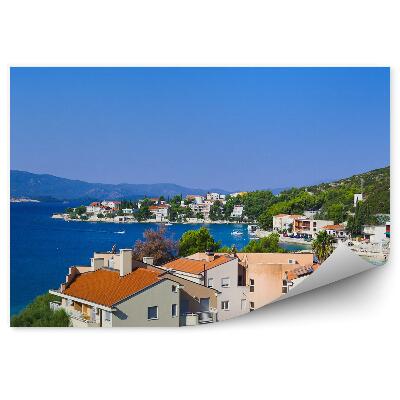 Fotó poszter tapéta Városi vízi növényzet szigetek házak