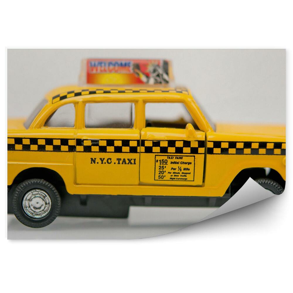 Fotótapéta Sárga taxi modellje