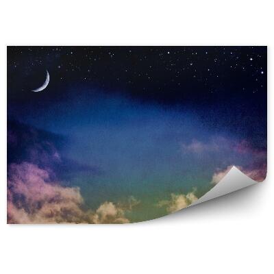 Öntapadós fotótapéta falra Telihold az éjszakai égbolton