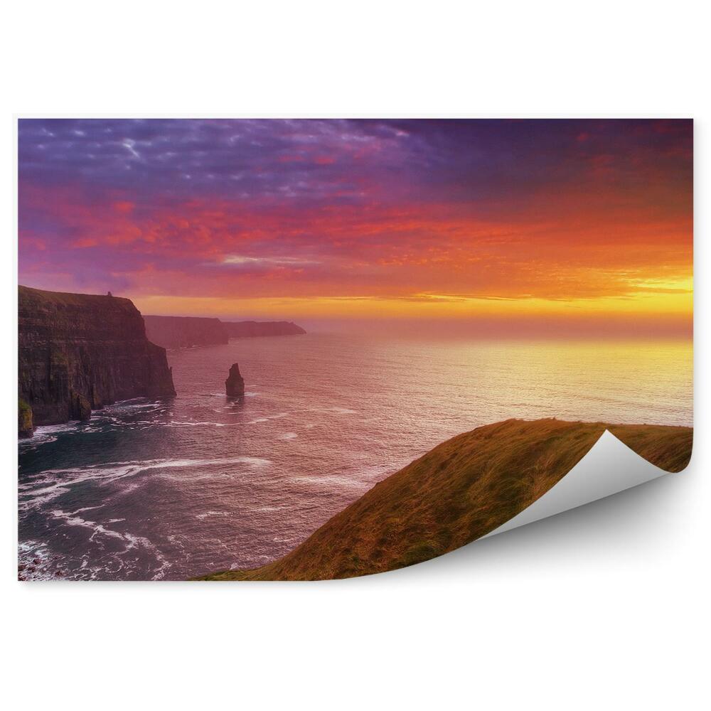 Modern fotótapéta Óceán szikla moher naplemente Írország dublin