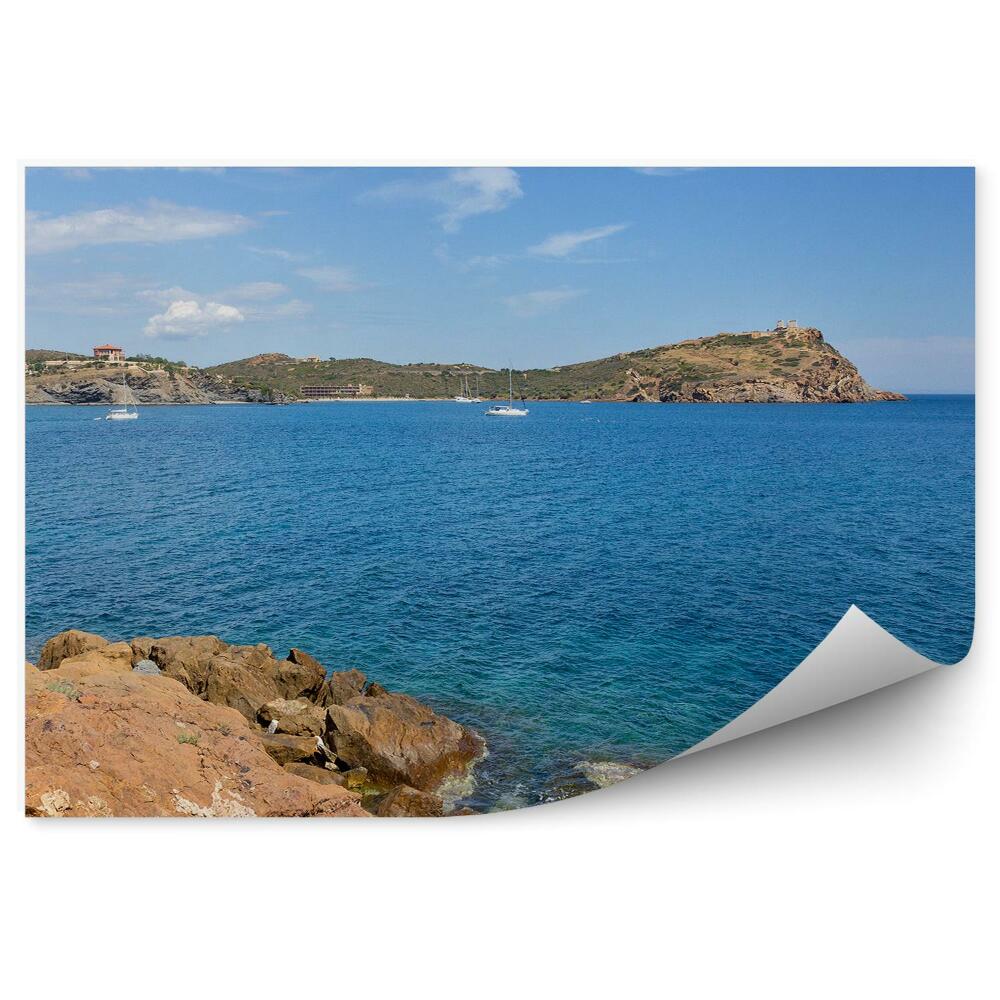 Kép tapéta Sounio táj attika Görögország