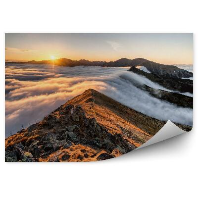 Öntapadós fotótapéta falra A Wierchy-tátra vörös hegyei Lengyelországban